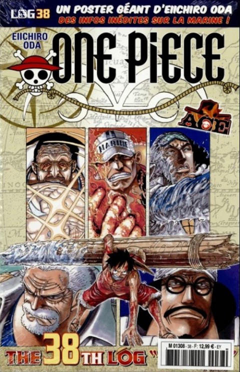 Couverture de l'album One Piece La collection - Hachette The 38th Log