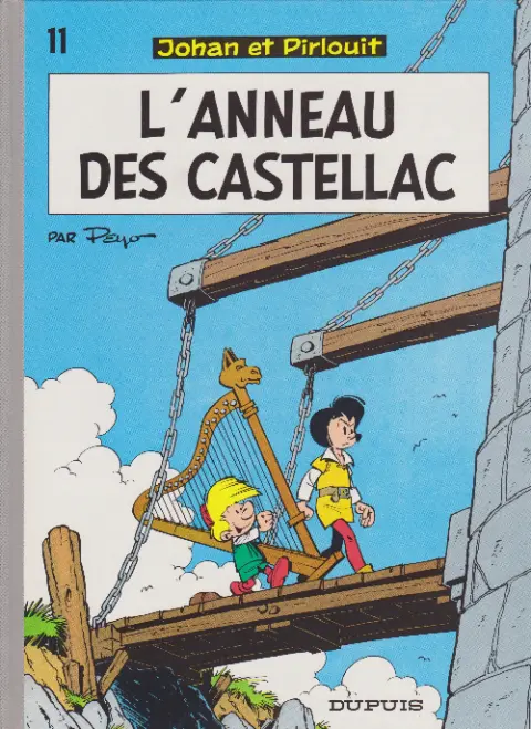 Couverture de l'album Johan et Pirlouit Tome 11 L'anneau des Castellac