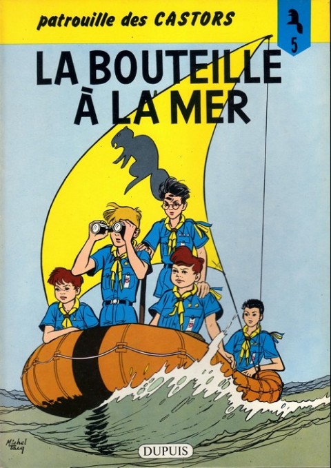 Couverture de l'album La Patrouille des Castors Tome 5 La bouteille à la mer