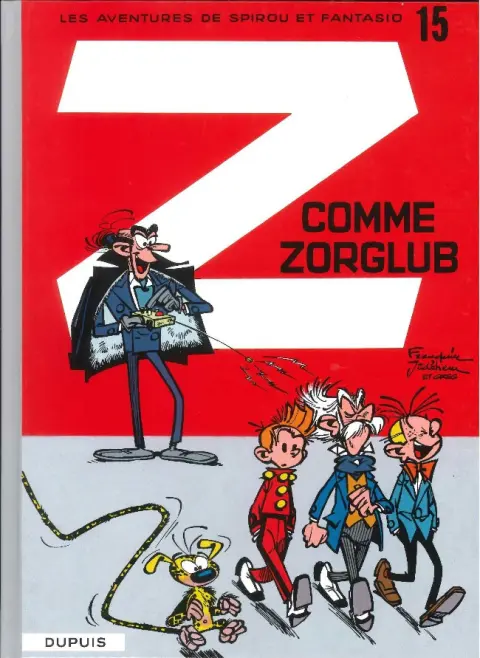 Couverture de l'album Spirou et Fantasio Tome 15 Z comme Zorglub