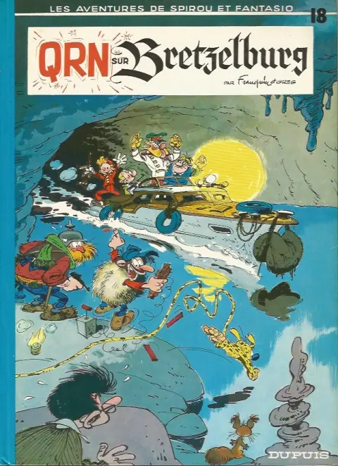 Couverture de l'album Spirou et Fantasio Tome 18 QRN sur Bretzelburg