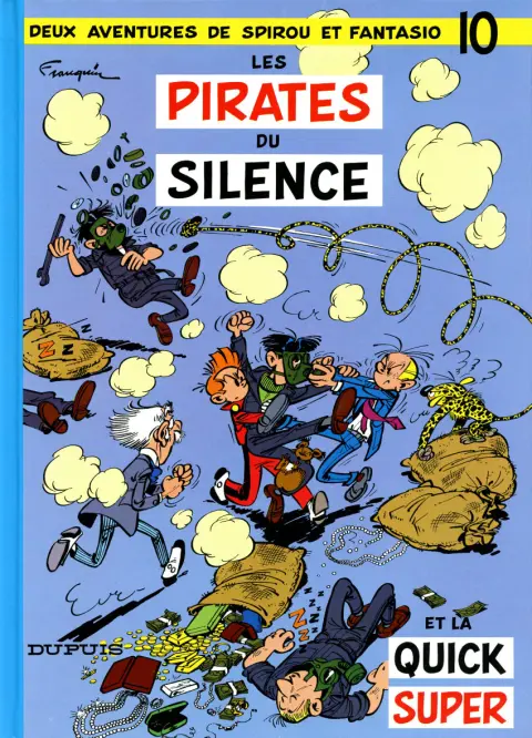 Couverture de l'album Spirou et Fantasio Tome 10 Les pirates du silence