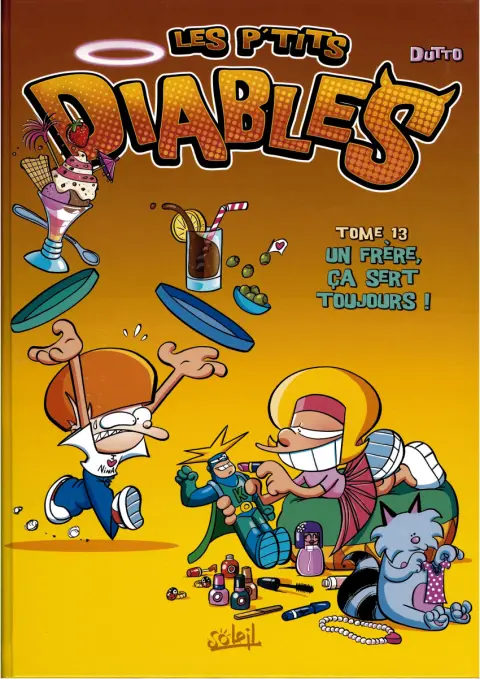 Couverture de l'album Les P'tits diables Tome 13 Un frère, ça sert toujours !