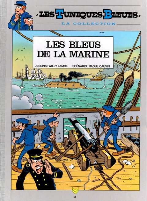 Couverture de l'album Les Tuniques Bleues La Collection - Hachette, 2e série Tome 3 Les bleus de la marine