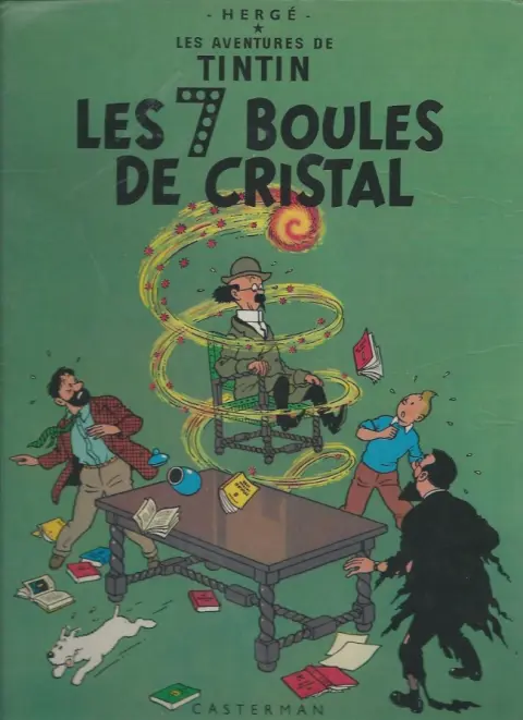 Couverture de l'album Tintin Tome 13 Les 7 boules de cristal