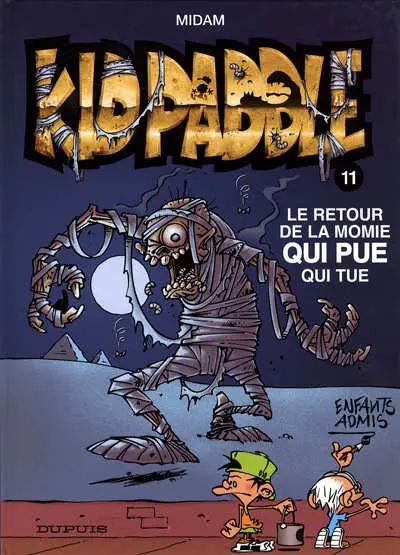 Couverture de l'album Kid Paddle Tome 11 Le retour de la momie qui pue qui tue