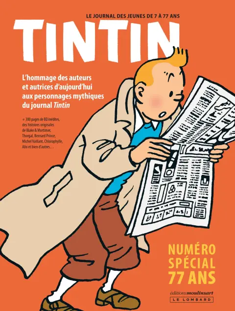 Le Journal Tintin : Numéro Spécial 77 ans