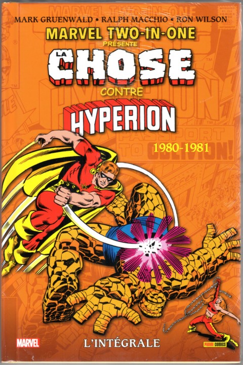 Marvel Two-in-One - L'intégrale Tome 6 La Chose contre Hyperion - 1980-1981