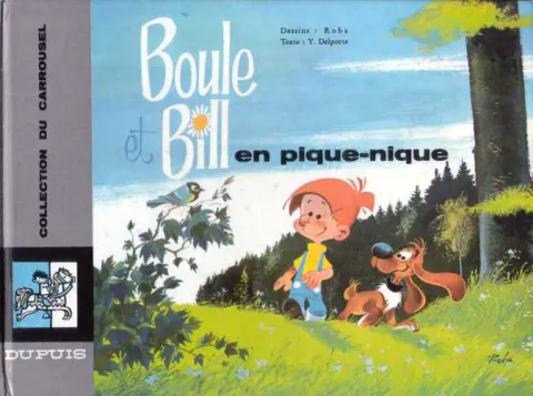 Couverture de l'album Boule et Bill Tome 1 Boule et Bill en pique-nique