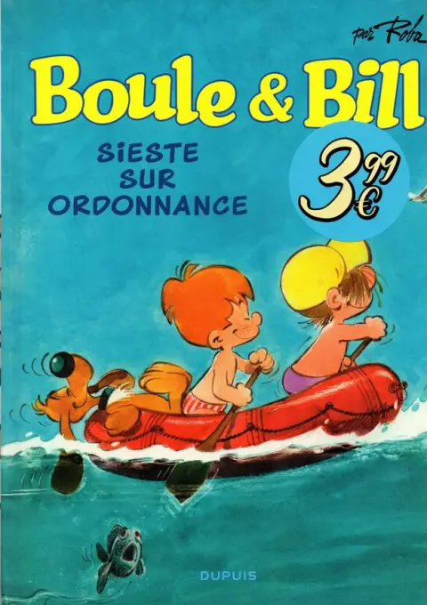 Couverture de l'album Boule & Bill Tome 12 Sieste sur Ordonnance