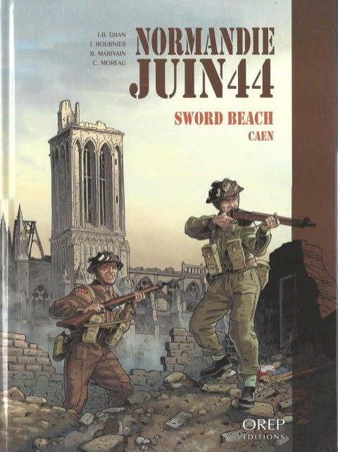 Couverture de l'album Normandie juin 44 Tome 4 Sword Beach / Caen