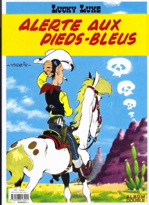 Planche de l'album Lucky Luke Tomes 9 et 10 Des rails sur la prairie / Alert aux Pieds-Bleus