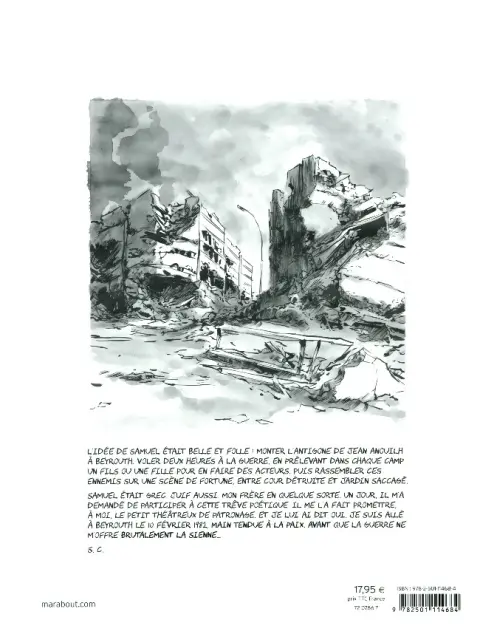 Verso de l'album Le Quatrième mur