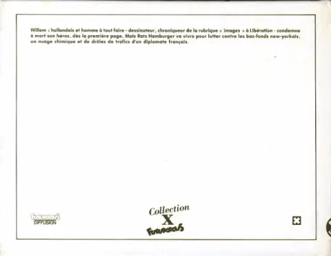 Verso de l'album Rats hamburger 1