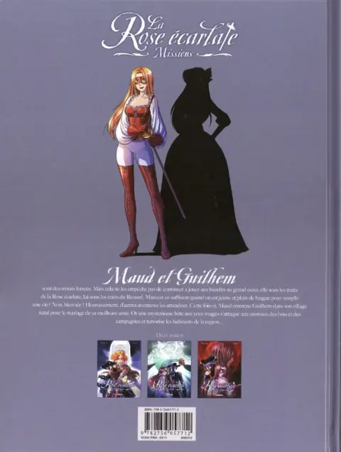 Verso de l'album La Rose écarlate - Missions Tome 3 La Dame en rouge 1/2