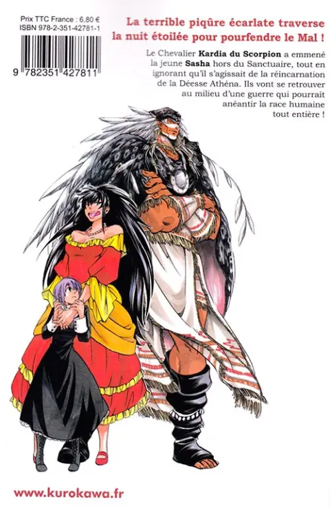 Verso de l'album Saint Seiya : The lost canvas chronicles II