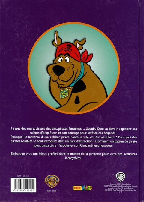 Verso de l'album Scooby-Doo ! Tome 9 Drôles de pirates