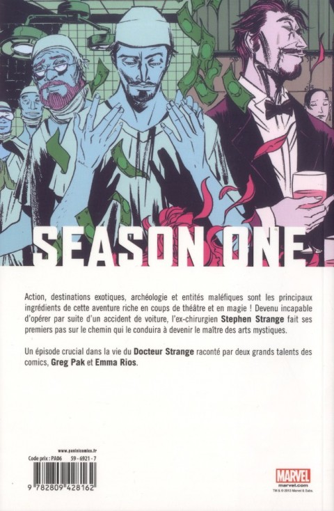 Verso de l'album Season One Tome 7 Docteur Strange