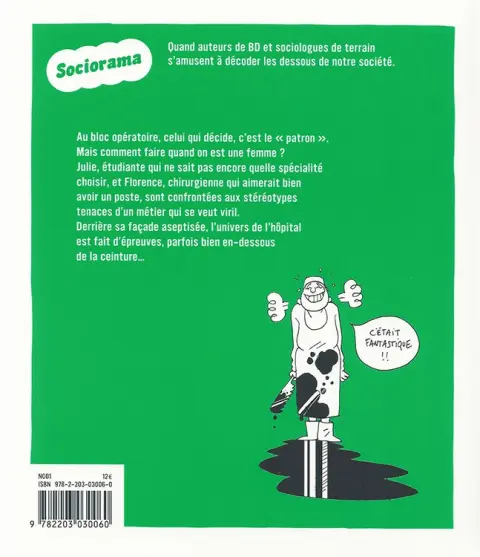 Verso de l'album Sociorama Sous la blouse