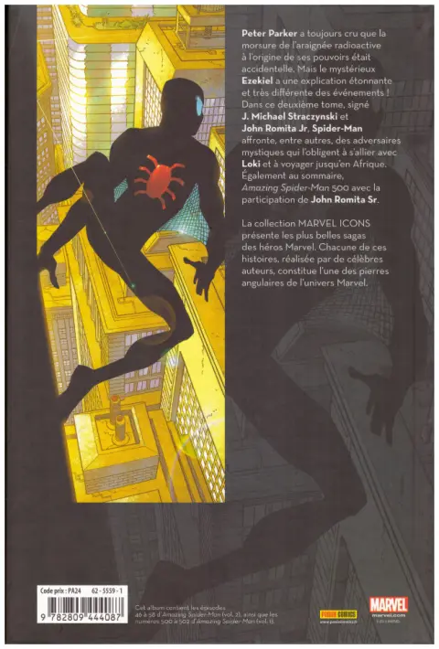 Verso de l'album Spider-Man Tome 2
