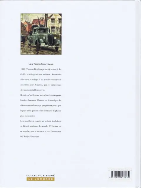 Verso de l'album Les Temps Nouveaux Tome 1 Le retour
