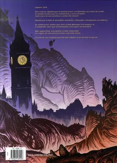 Verso de l'album Terra inferno Tome 1 La montagne qui rêve