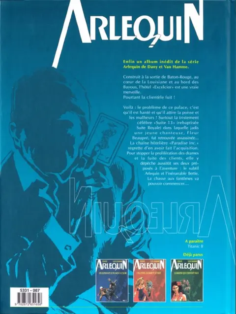 Verso de l'album Arlequin Tome 4 La Suite 13