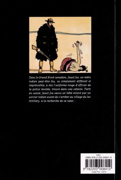 Verso de l'album Un homme une aventure Tome 4 L'homme du Grand Nord