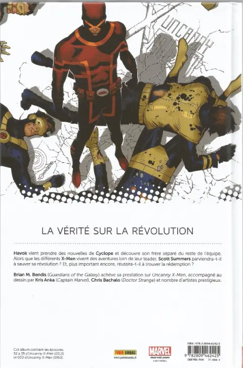 Verso de l'album Uncanny X-Men Tome 6 Le Procès de Henry McCoy