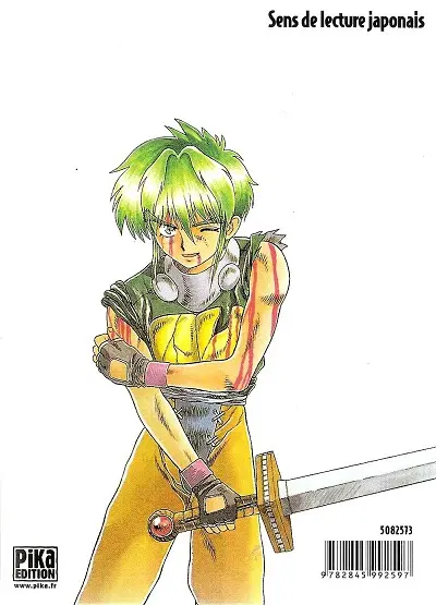 Verso de l'album Vision d'Escaflowne Volume 8