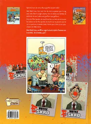 Verso de l'album Wesh Wesh Crew Tome 2 Du goût et des couleurs