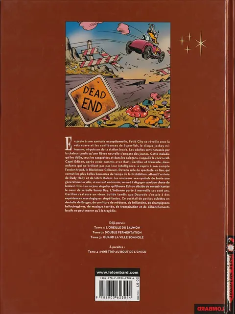 Verso de l'album Au centre du Nowhere Tome 3 Quand la Ville somnole