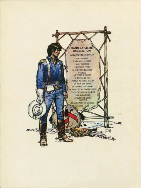 Verso de l'album Blueberry Tome 3 L'aigle solitaire