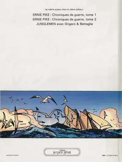 Verso de l'album Capitaine Cormorant