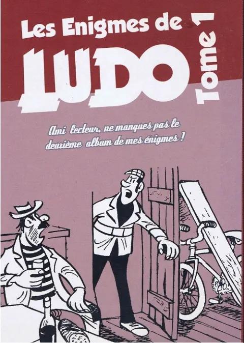 Verso de l'album Les Énigmes de Ludo Tome 1