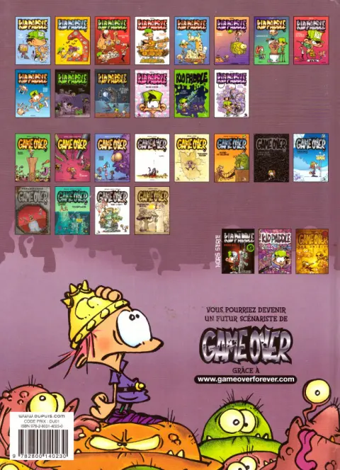 Verso de l'album Game over Tome 3 Gouzi Gouzi Gouzi