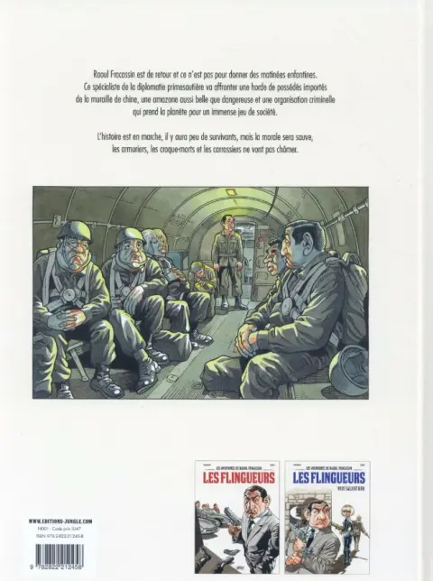Verso de l'album Les aventures de Raoul Fracassin Tome 2 Les Flingueurs vous saluent bien