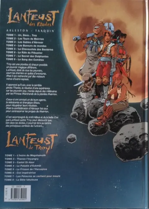Verso de l'album Lanfeust des Étoiles Tome 4 Les buveurs de mondes