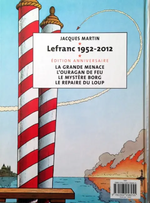 Verso de l'album Lefranc Tome 3 Le mystère Borg