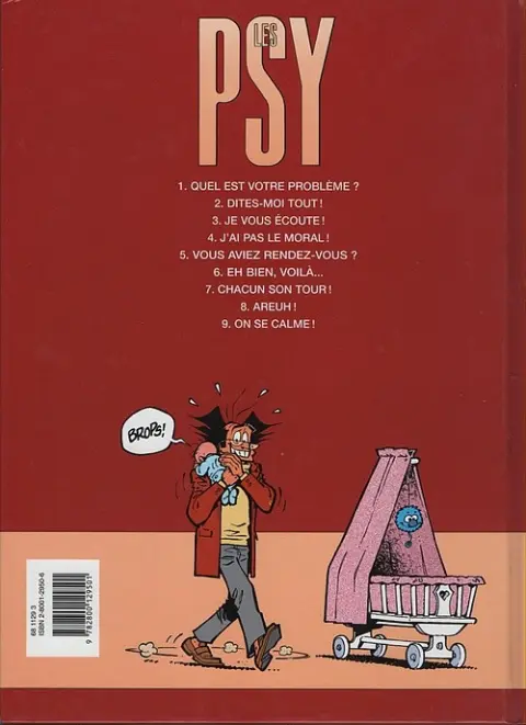 Verso de l'album Les Psy Tome 8 Areuh !