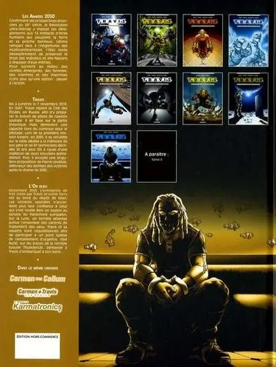 Verso de l'album Travis Tome 8 L'Or bleu