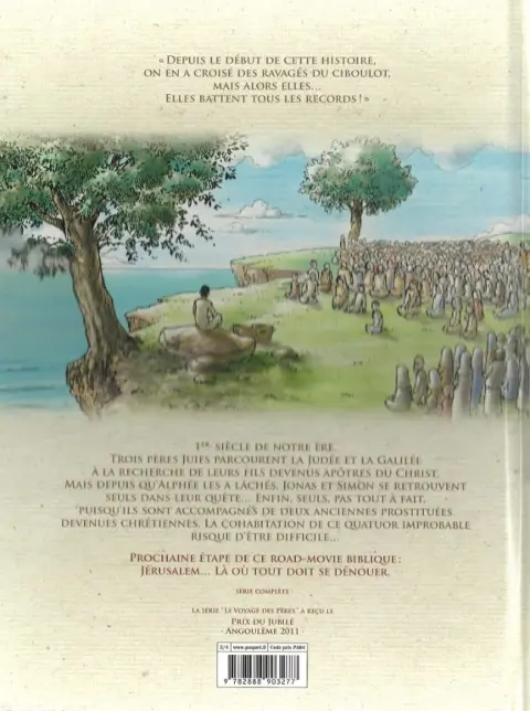 Verso de l'album Le Voyage des pères Tome 2 Alphée
