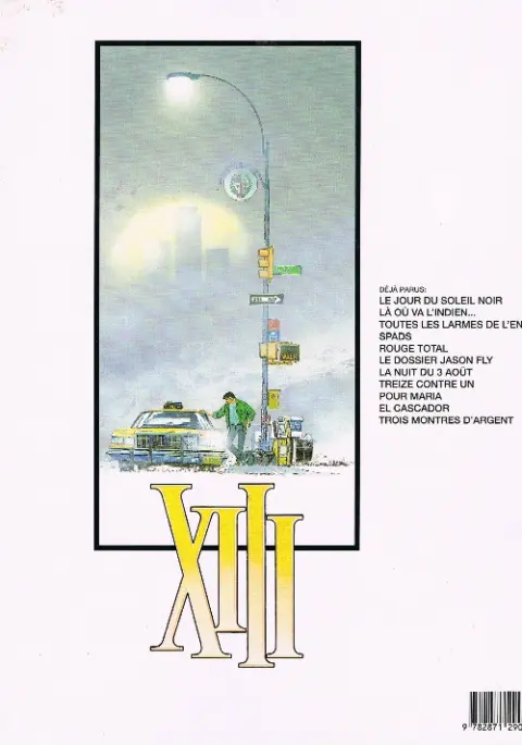 Verso de l'album XIII Tome 8 Treize contre un
