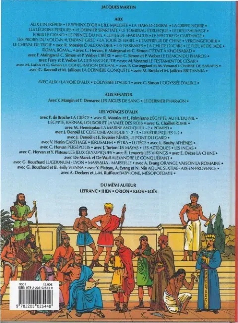 Verso de l'album Les Voyages d'Alix Tome 37 Alésia