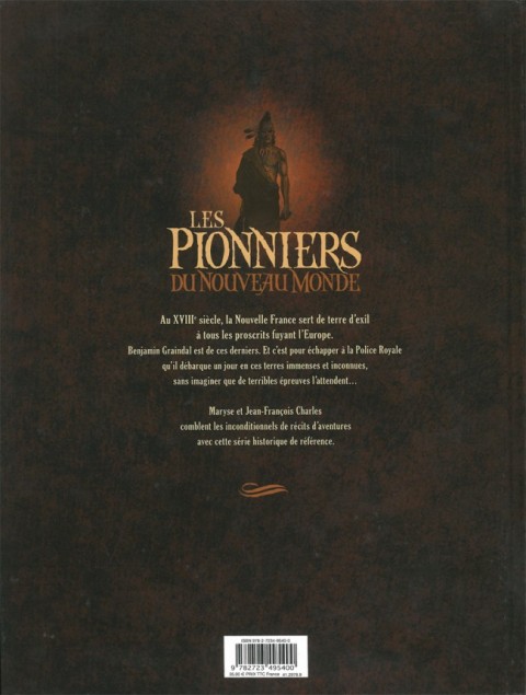 Verso de l'album Les Pionniers du Nouveau Monde L'Intégrale Tomes 1 à 4