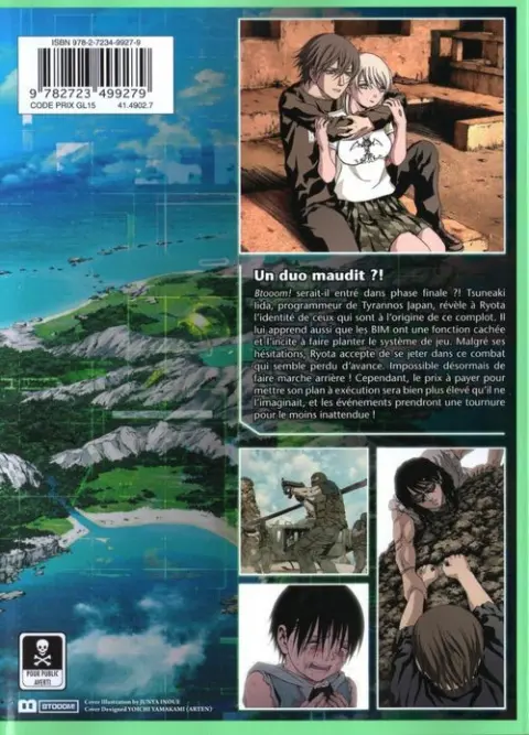 Verso de l'album Btooom ! 11