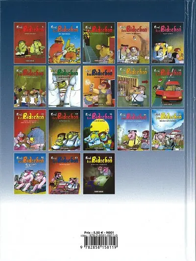 Verso de l'album Les Bidochon Petit format Tome 5 Ragots intimes