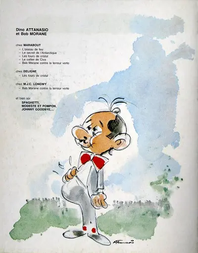 Verso de l'album Bob Morane Tome 4 Le Collier de Çiva