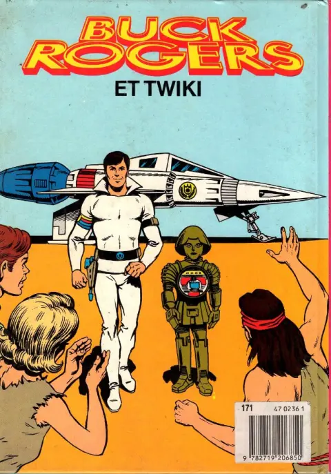 Verso de l'album Buck Rogers Buck Rogers et Twiki