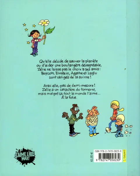 Verso de l'album Zélie et compagnie Tome 12 A la folie